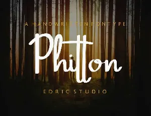 Phitton Demo font