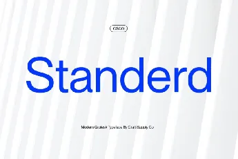 Standerd Sans Serif font