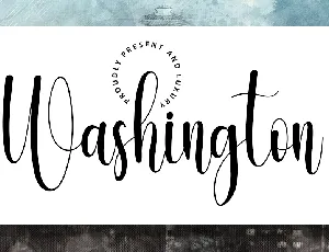 Washington font