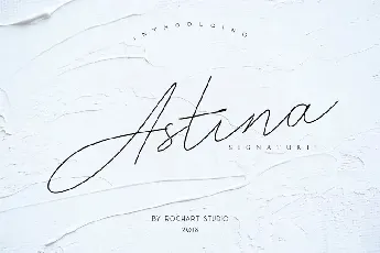 Astina font