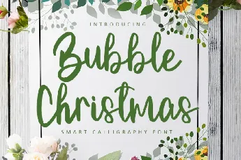 Bubbke Christmas Script font