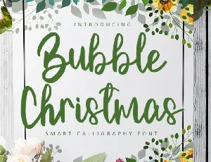 Bubbke Christmas Script font