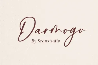 Darmogo Script font