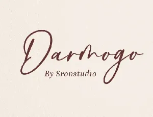 Darmogo Script font