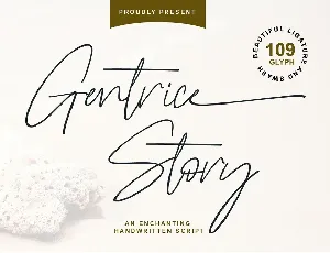 Gentrice Story font