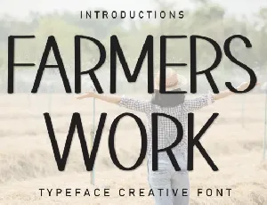 Farmers Work font