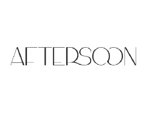 Aftersoon font