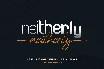 Neitherly Duo font