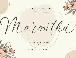 Marontha Typeface font