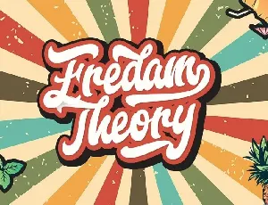 Fredam Theory Retro Script font