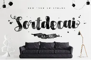 Sortdecai Brush Script Free font