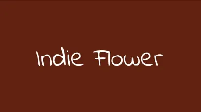 Indie Flower font