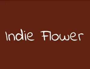 Indie Flower font