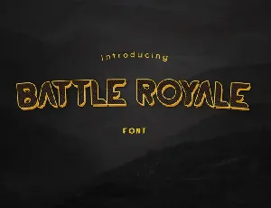 BATTLE ROYALE FONT