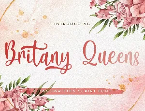 Britany Queens font