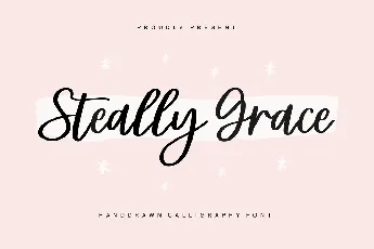 Steally Grace Demo font