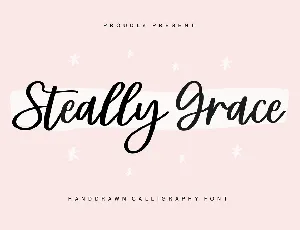 Steally Grace Demo font