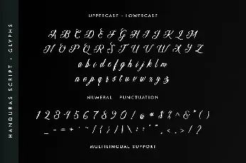 Handuras Script font