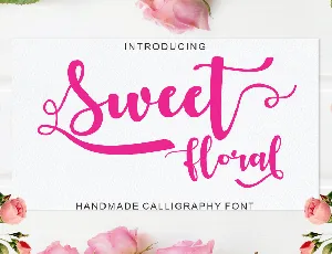 Sweet Floral font