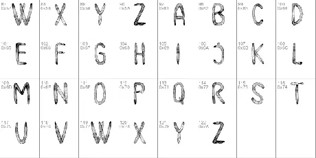 Meshes font