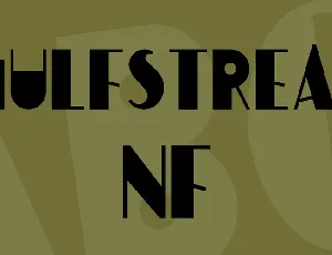 Gulfstream NF font