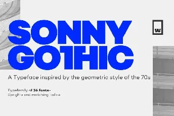 Sonny Gothic Family font