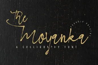 The Moyanka Calligraphy font