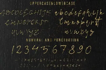 The Moyanka Calligraphy font