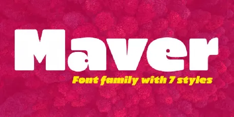 Maver Family font