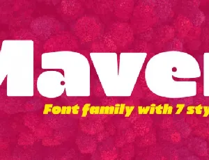 Maver Family font