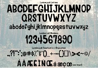 Lumberjack Typeface font