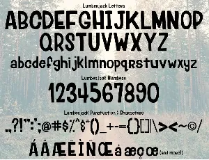 Lumberjack Typeface font