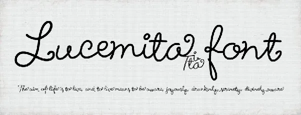 Lucemita font