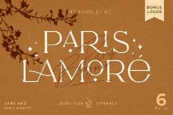 Paris Lamore Typeface font