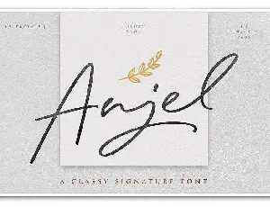 Anjel Signature Free font