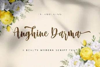 Anghine Darma font