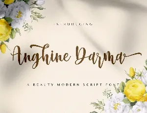 Anghine Darma font