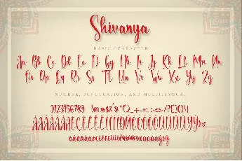 Shivanya- PERSONAL USE font