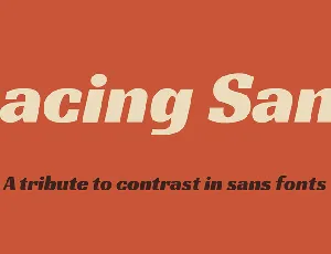 Racing Sans One font