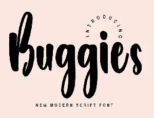 Buggies font