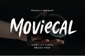 Moviecal font