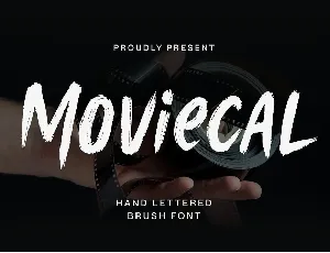 Moviecal font