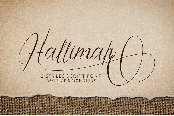 Hallimah font