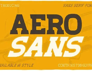 Aero Sans font