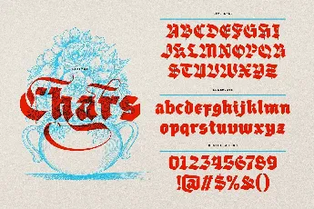 Blackther font