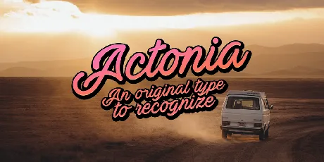 Actonia font