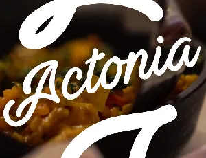 Actonia font