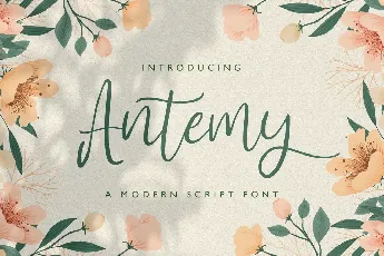 Antemy font