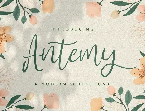 Antemy font