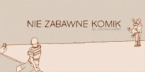 Nie Zabawne Komik font